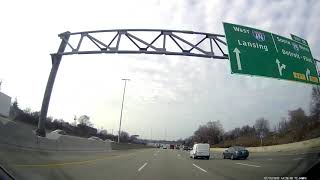 Driving from Roseville, Michigan to Detroit, Michigan