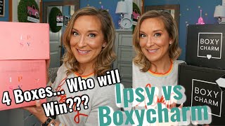 Ipsy vs Boxycharm 4 Boxes... Who Wins???