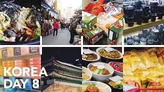 Namdaemun Market and Lotte Mart (More FOOD) - Korea Day 8
