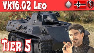 VK16.02 Leopard Full Tank Review Tier 5 German Light  (pre Update 5.5)||WOT Blitz||