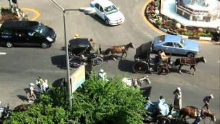 Traffic in Luxor, Egypt