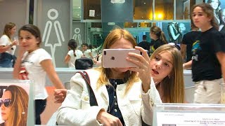 Я с Мамой отвела Папу на стрижку