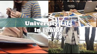 mindung's vlog | 의류학과 3학년 대학생의 학교 브이로그 + 등교룩 | 심리학과 복수전공 · 방과 후 일상