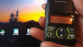 Baofeng T1 uhf. Does it secretly work on 2m ?