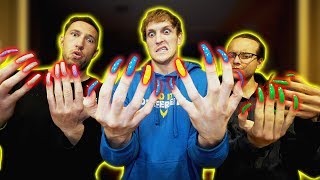 WEARING LONG ACRYLIC NAILS FOR 24 HOURS!
