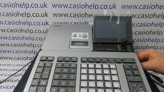 How To Set Up A Barcode Scanner With The Casio SR-S500 / PCR-T540 / SR-S820 Cash Register