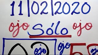 UN SÓLO NÚMERO PARA HOY |NÚMEROS DE HOY 11 DE FEBRERO 2020|JUEGA LOTERÍA Y MÁS HOY |BINGO HOY..!