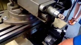 Работа фрезерного станка (Milling Drilling Machine working) JET JMD-3