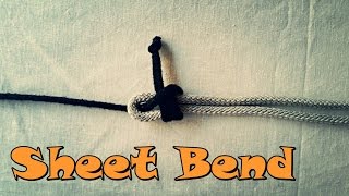 How to make a Sheet Bend? - Как сделать Шкотовый Узел?