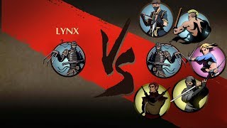 Shadow Fight 2 LYNX VS LYNX AND BODYGUARDS