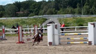Omhoppning ridsport ponny cup 2:a plats!