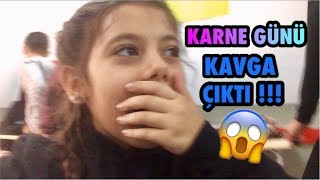 KARNE GÜNÜ VLOG 2019 | KAVGA ÇIKTI !! | KARNEM NASIL !! Funny kid video