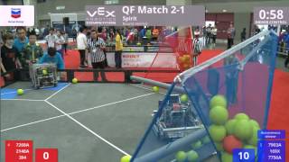 VEX Worlds 2016 - VRC MS Spirit - QF 2-1 (7268A 2148A 394) 278 vs 232 (7903A 169X 7756A)