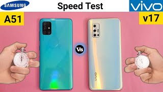 Samsung A51 vs Vivo v17 |  Speed Test  Comparison?