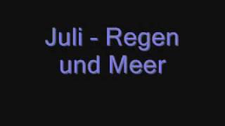 Regen und Meer