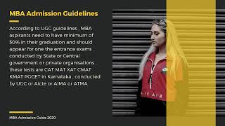 Admission Guidelines For MBA 2020 - Direct MBA Admission Aspirants without Entrance Exam