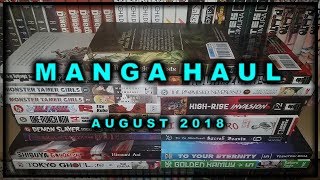 Manga Haul | August 2018 | Sustain the Industry