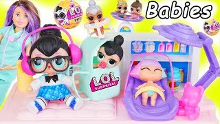 LOL Surprise Dolls + Lil Sisters Spice New Look Visit Barbie Skipper Doctor