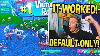 TFUE *CRIES OF LAUGHTER* PLAYING "DEFAULT SKIN WARS" in Fortnite!