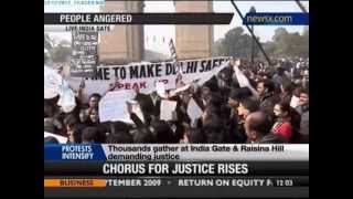 Delhi gangrape: Massive protests at India Gate - NewsX