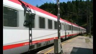 ÖBB EuroCity train in Semmering station