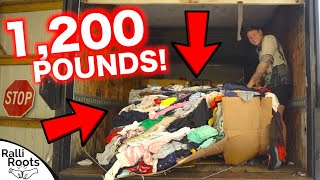 I Bought A 1,200 Pound Pallet of Clothing…