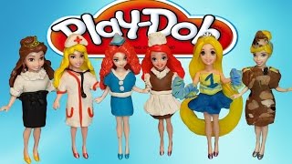 Плей до Принцессы Диснея команда профессионалов Play doh  Princesas Disney