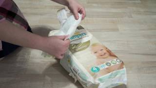 Распаковка Подгузники Pampers Premium Care 4 (Maxi) 8-14 кг, 52 шт (4015400278818) из Rozetka.com.ua