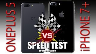 OnePlus 5 vs iPhone 7 Plus - Speed Test (Xiaomi Mi6, You're NEXT!)