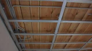 Потолок из гипсокартона. Система Knauf П113