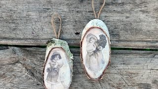 Елочная игрушка в стиле ретро. Техника декупаж. Мастер-классы на Подарки.ру
