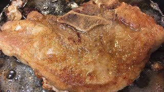 Cast Iron Skillet Fried Pork Chops