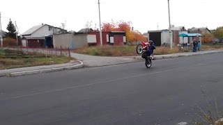 Stels 400 Enduro Wheellie