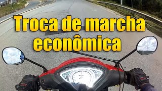 COMO ECONOMIZAR GASOLINA NA BIZ /  TROCA DE MARCHA ECONÔMICA.