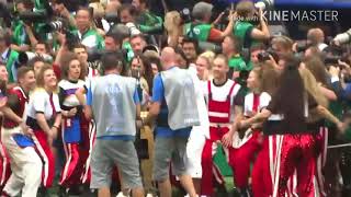 FIFA world cup Russia Final presentation . Kalinka dance feat. Ronaldinho . Stadium footage