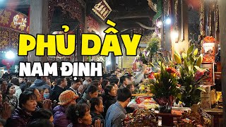 Hàng vạn người về lễ Mẫu đầu năm tại Phủ Dầy trong ngày họp chợ Viềng #hnp