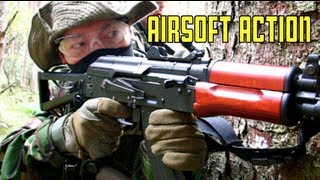Airsoft War M60 AK74 Kar98 G36 MP40 Scotland
