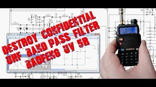 UHF Band-Pass filter Baofeng UV-5R