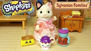 Красавица и Чудище! Мультик с игрушками Shopkins и Sylvanian Families