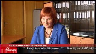 Lauksaimnieki par eiro ieviešanu