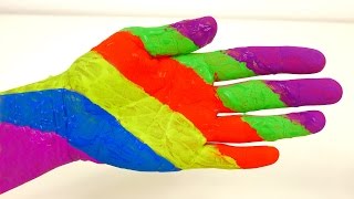 Learn Colors with Body Paint Learning video for Children