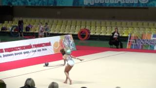 Аверина Дина, мяч. Командное Первенство Москвы. 28.03.13