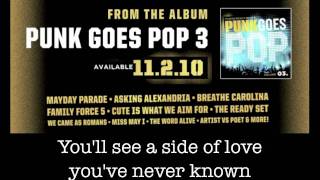Mayday Parade - "In My Head" w/ lyrics (Punk Goes Pop 3)