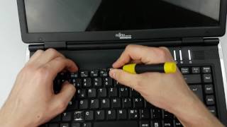 Wymiana KLAWIATURY w Laptopie - Keyboard replacement FUJITSU SIEMENS AMILO