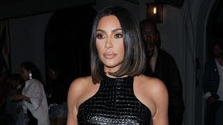 Kim Kardashian Sports ALL LEATHER Outfit!
