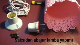 Saksılıktan Abajur Yapımı - Takı Tasarım Atölyesi