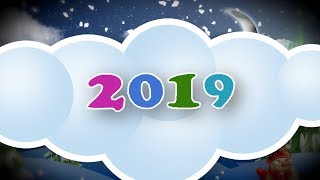 ИЗБУШКА заставка НОВОГОДНИЙ УТРЕННИК В ДЕТСКОМ САДУ 2020 ЗИМА СНЕЖОК HD футаж скачать бесплатно
