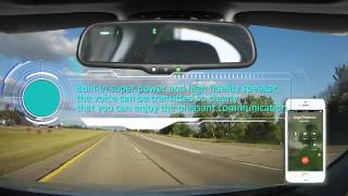 Bluetooth car rearview mirror monitor