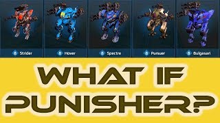 War Robots Strider Hover Spectre Pursuer Bulgasari Test Server Gameplay