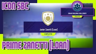 FIFA 18 - Prime Icon Zanetti SBC [Loan]